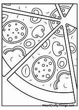 15 Pizza Coloring Pages Printable Cute Free PDF Sheets sketch template