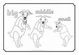 Three Billy Goats Gruff Colouring Sheets SB10897  SparkleBox sketch template