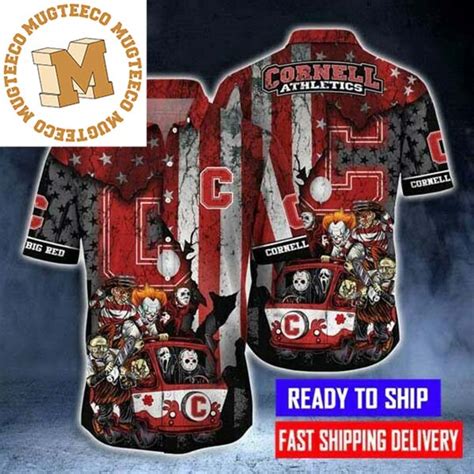 Cornell Athletics Logo With Horror Movie Characters Bus Big Red Summer ...