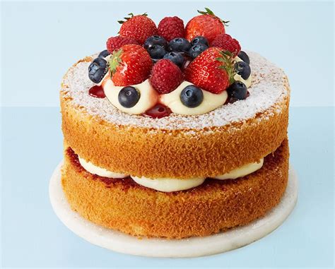 Victoria Sponge Birthday Cake To Buy (free personalisation!) | Delivery In London, Near Me ...