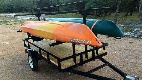 Building a Kayak Trailer - Hauls Four Kayaks - YouTube