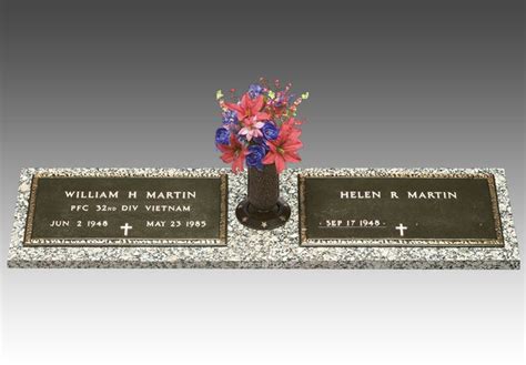 Veteran Bronze Grave Marker For Two II | Grave marker, Headstones, Grave ideas