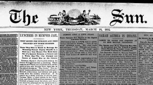 New York Sun, 3/10/1892 | The Lynching Sites Project of Memphis