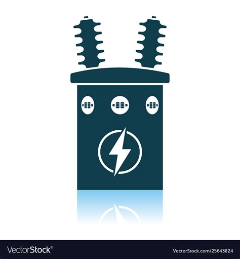 Electric transformer icon Royalty Free Vector Image