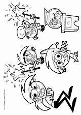 Fairly Odd Parents Coloring Pages sketch template