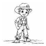 Overalls Coloring Pages  Free & Printable sketch template