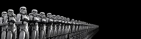 Stormtrooper Dual Monitor Wallpaper