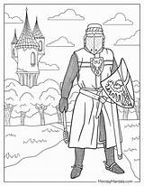 Medieval Coloring Book Pages sketch template
