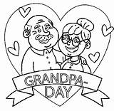 Grandparents Day Coloring Pages  Free Printable For Kids sketch template