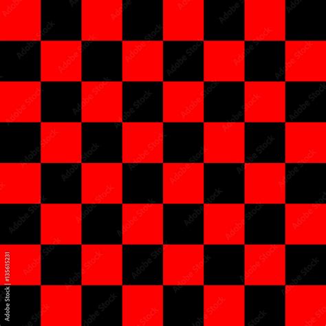 Black and Red Chess board 8 by 8 grid, High resolution background and 3D repeatable texture ...