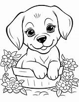 Coloring Pages Dog Printable sketch template