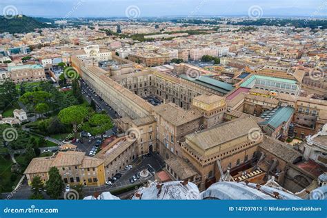 Aerial View of Vatican City Stock Image - Image of aerial, religion ...