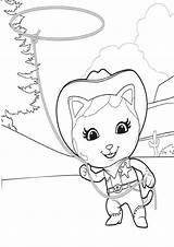 Cool Sheriff Callie sketch template