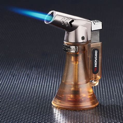 Compact Butane Jet Lighter Torch Turbo Pipe Lighter Mini Spray Gun Cigar Lighter Windproof 1300 ...