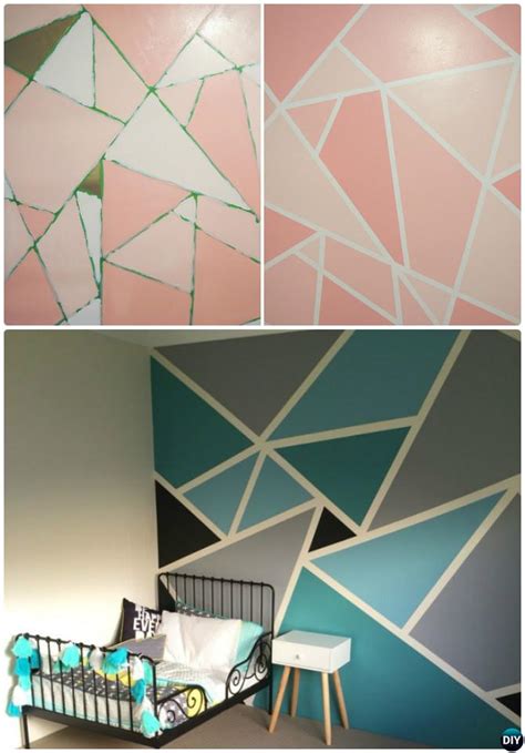 DIY Patterned Wall Painting Ideas and Techniques [Picture Instructions]