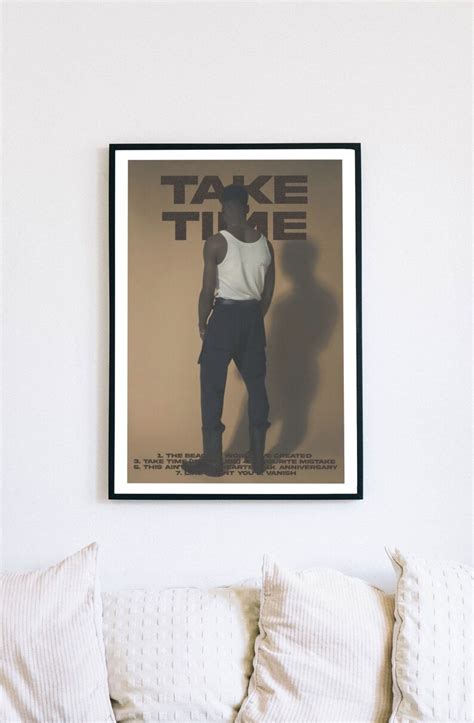 Giveon Take Time Tracklist Album Print Poster - Etsy