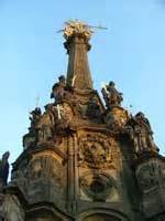 UNESCO-listed Holy Trinity Column in Olomouc, Czech Republic