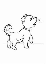 Dog Barking Drawing Bark Coloring Pages Loud Color Sketch Dogs  sketch template