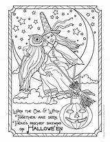 Free Printable Witch Coloring Pages For Kids sketch template