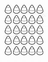 Candy Corn Coloring Pages Free Printable PDFs corn Template  sketch template