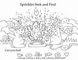 Sprinkler Coloring Pages Sketch Page sketch template