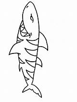 Bruce The Shark Coloring Pages sketch template