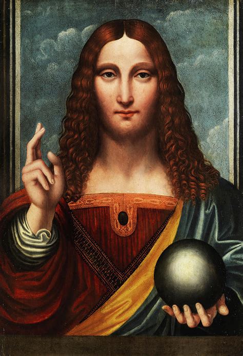 Salvator Mundi Painting by Italian painter - Pixels