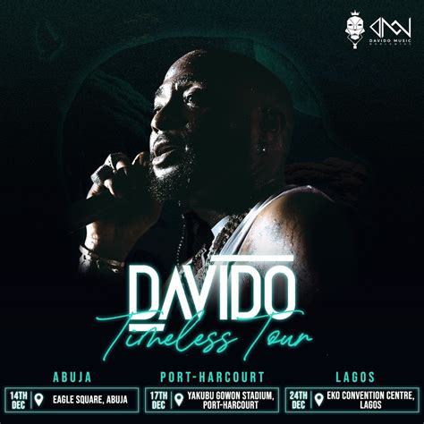 Detty December: Davido confirms 3 end of the year concert dates in ...