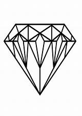 Diamond 2 Coloring Page  Free Printable Pages For Kids sketch template