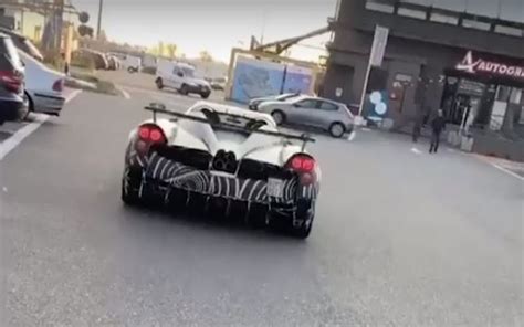 Pagani Huayra BC Roadster Shows Up in Traffic, Debut Imminent ...