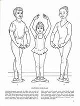 Ballet Positions Coloring Pages sketch template