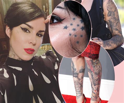 Kat Von D Tattooing Her Skin Completely Black To Cover Up Occult Tattoos! - Perez Hilton
