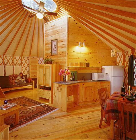 All wood | Yurt home, Yurt interior, Yurt living