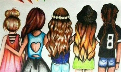 I and my bff | Best friend drawings, Bff drawings, Drawings of friends