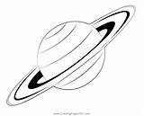 Planet Saturn Coloring Page For Kids  Free Planets Printable sketch template