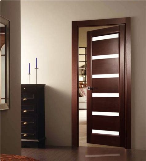 Tokio Glass Modern Interior Door Wenge Finish - Modern - Interior Doors ...