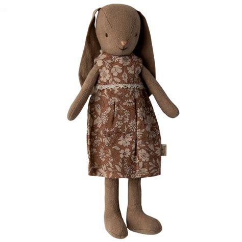 2023 Maileg Brown Bunny with Floral Dress – Knot and Spool