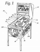 Pinball Machine Coloring Pages Sketch Page sketch template
