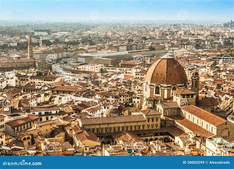 Florence aerial view stock image. Image of skyline, dome - 30002599