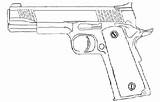 Gun Coloring Pages For Kids sketch template