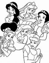 Princess Coloring Page Printable sketch template