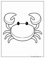 20 Crab Coloring Pages Free PDF Printables sketch template
