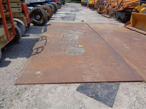 Steel Road Plate 2 20ft L x 8ft W x 3/4 in Thick We will load for free onto a open trailer esti