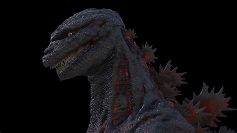 Shin Godzilla ( profile ) - Download Free 3D model by gabetke [e3d0aa2] - Sketchfab
