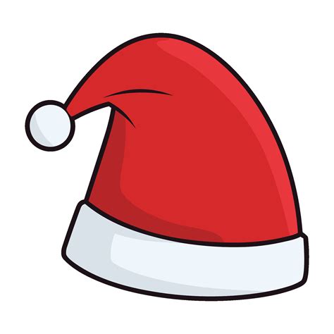 Free Santa Hat vector clipart, Christmas Hat illustration 29930128 Vector Art at Vecteezy