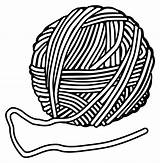 Printable Yarn Coloring Pages sketch template