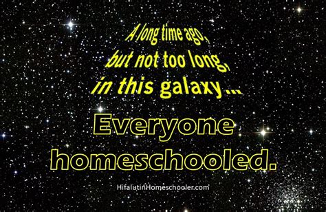 a long long time ago - Hifalutin Homeschooler