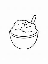 Oatmeal Coloring Pages sketch template