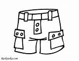 Girl Shorts Coloring Page sketch template