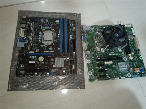 Motherboard with Intel Chip / Cooler Master CPU Cooler, Computers & Tech, Parts & Accessories ...